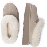 EVERAU Australia Everau Huisschoenen 'Topknot' ecru / wit