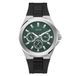 Guess GW0799G3 Heren Polshorloge Zwart/Groen/Zilverkleurig
