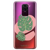 ERT GROUP mobiel telefoonhoesje voor Xiaomi REDMI NOTE 9 origineel en officieel erkend Babaco patroon Plants 011 optimaal aangepast aan de vorm van de mobiele telefoon, gedeeltelijk bedrukt