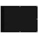 vidaXL Balkonscherm 75x800 cm 100% oxford polyester zwart