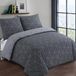 TRANKIELO® Housse de couette anthracite 260 x 240 cm