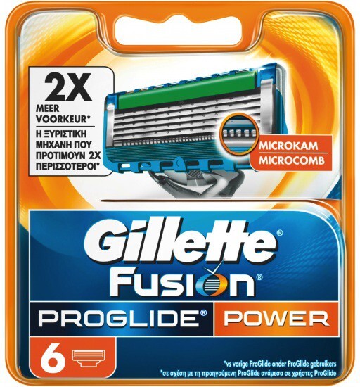 Gillette Gill fusion proglide power mesjes