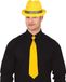 Boland Verkleedkleding setje 2 delig - geel - hoed en stropdas - heren en dames