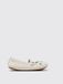 Camper Twins Bow Ballerinas Leather Flats Kids - White Shoes