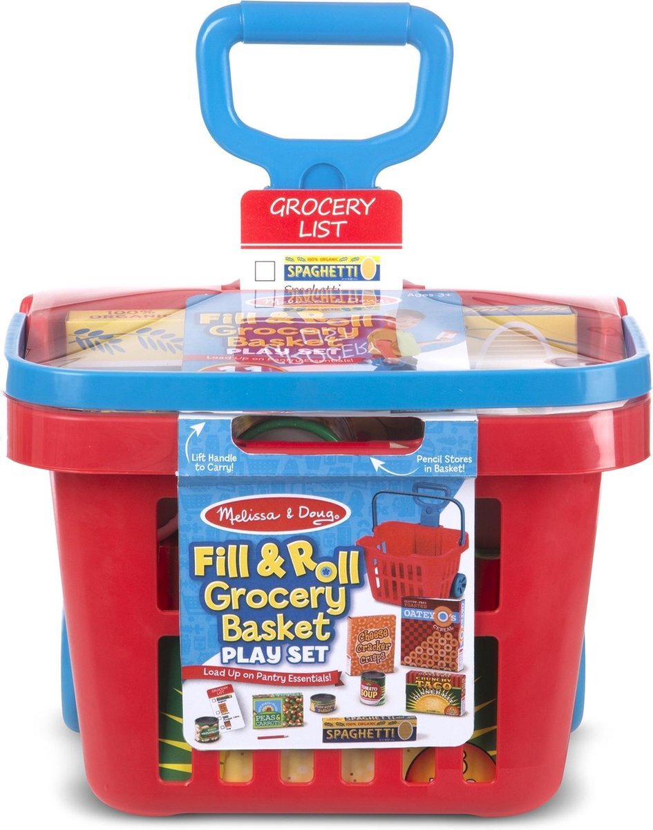 MELISSA & DOUG speelset met boodschappenmandje