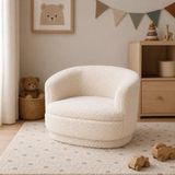 Icecat Kinderstoel Bouclé - wit