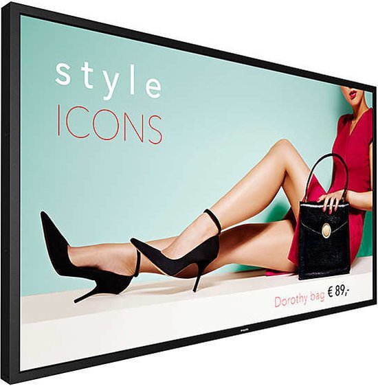 Philips 55BDL4002H Digitale signage flatscreen 139,7 cm (55") LCD 2500 cd/m² Full HD Zwart Android 24/7