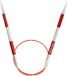 KnitPro SmartStix aiguilles circulaires 40cm 5.00mm Rouge/Argent Métal