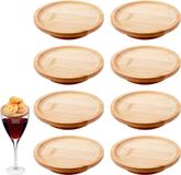 Shenzhen Haorui Industrial Technology Co., Ltd. Bouchons de verre à vin en bambou 8 pièces garniture de plateau de charcuterie pour restaurants bars à domicile (1016 × 7 × 22 cm)