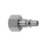 RIEGLER 134072-243.56-A-ST nippel voor koppeling NW 5,5, ARO 210, gehard staal/lak, G 3/8 IG, 1 stuk