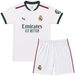 Real Madrid Voetbaltenue Mbappé - Thuis Voetbal Tenue Kinderen - Maat 116 t/m 164 - Seizoen 2026/2027 - Shirt en Broekje - Jongens - Meisjes - Wit