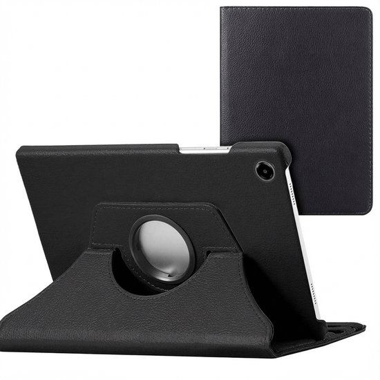 imoshion Tablet Hoes - Geschikt voor Samsung Galaxy Tab A8 (2021 / 2022) - 360° Draaibare Bookcase - Zwart