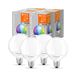 LEDVANCE Smart LED lamp met Wifi-technologie, E27-basis, Dimbaar, RGB-kleuren & lichtkleur veranderbaar, Globeform, Mat, Vervanging voor 100W lampen, bestuurbaar met Alexa, Google & App, 4-pak