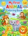 My First Animal Coloring Book For Kid's Ages 3-6: Cute and Easy Animal Coloring Pages for Toddlers and Preschoolers | Fun Coloring Activity Book