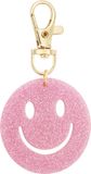 Merkloos / Sans marque Yehwang Keychain keep smiling pink - roze