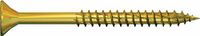 Jet-Fast Houtschroeven 3,5 x 35 mm Geel Verzinkt TX20 - Universele Torx Schroeven met Deeldraad - 500 Stuks