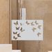 Ambiance Sticker Privacy raamfolie - Vlinders - Zelfklevende raamfolie voor ramen en douchedeuren - 55x85cm