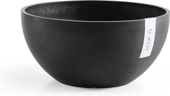 Ecopots Brussels 30 - Dark Grey - Ø30 cm - Round Plant Pot