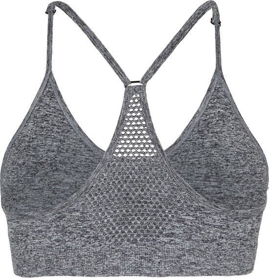 Gorilla Wear Quincy Seamless Sportbeha - Grijs - XS/S