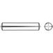 TOOLCRAFT TO-5378649 Gekerfde conische pen 4 mm RVS A1 100 stuk(s)