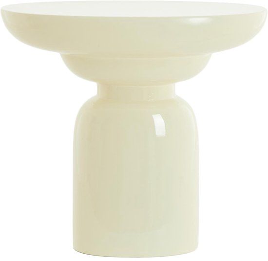 Light & Living Bijzettafel Mancilla - Crème - 55x32x51cm