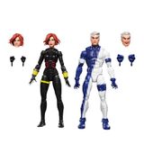 Marvel Legends Series Black Widow en Quicksilver uit Avengers: The Crossing, comics-verzamelobject, actiefiguren van 15 cm