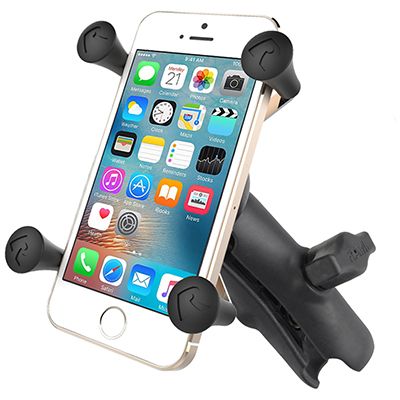 RAM Mount RAP-HOL-UN7B-201U - Passieve houder - Zwart - Motorfiets - Apple iPhone SE, iPhone 6, iPhone 5s, iPhone 5c, iPhone 5, iPhone 4S, iPhone 4, iPod touch, iPod (G1-G5), Samsung Galaxy S7, Galaxy S7 Edge