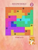 MeowDoku Volume 2 - Region Queens Puzzle Book: 80 Hard 10x10 Logic Puzzles with Adorable Cat | Large Print for Adults