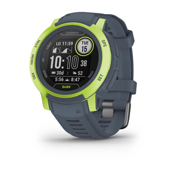 Garmin Instinct 2 Surf Edition - Smartwatch - 45mm - Green, Grey