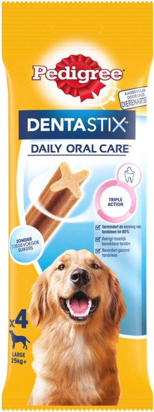 Pedigree Dentastix Maxi Single 4-Pack - Hondensnacks - 154 g 4 stuks