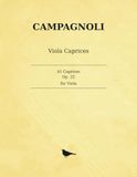 Campagnoli 41 Caprices, Op. 22: 41 Caprices for Solo Viola — the complete Op. 22, edited by Hans Sitt