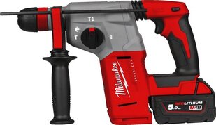 Milwaukee M18 BLHX-502X 18V Li-ion Accu SDS-plus combihamer set (2x5.0Ah) in HD Box - 2.3J - koolborstelloos