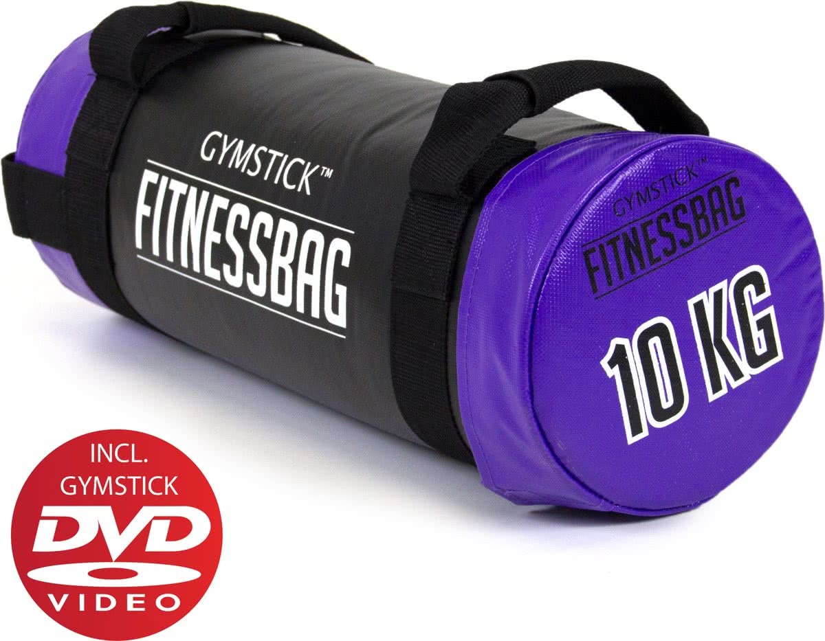 Gymstick Fitnessbag - 10 kg - Met Trainingsvideo's - Paars