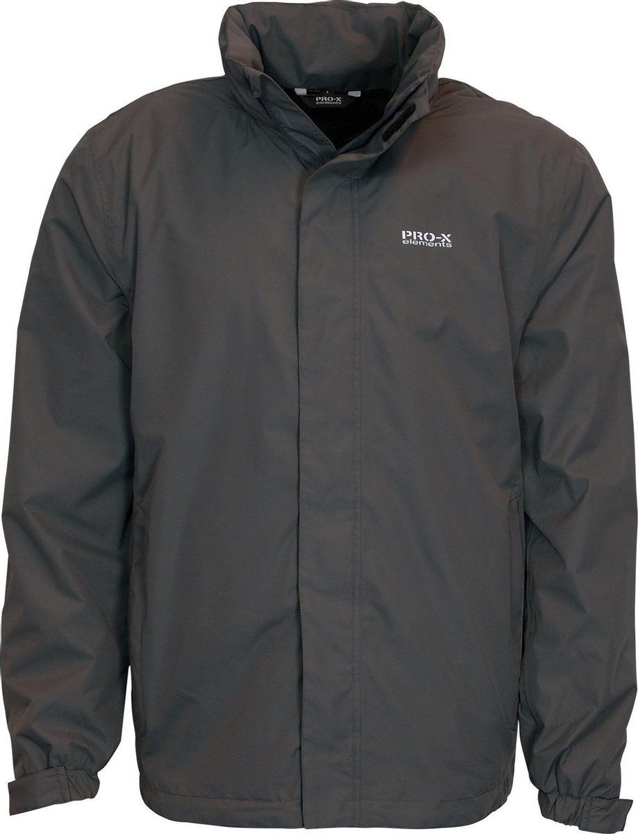 Pro-X Elements Regenjas Gerrit Heren Polyester Antraciet Maat 3XL