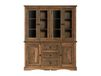Buffet LEEDS 150x45x180 en bois de Sheesham gris huilé