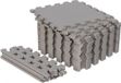 Gorilla Sports Vloermatten - Beschermingsmatten - 18 matten + 8 eindstukken - 30x30 - Puzzel mat - Grijs
