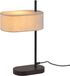 StarTech Vintage nachtlampje - Tafel lamp - E14 fitting - Lampenkap van stof - IJzer - 220 V - Met kabel - Variatie 1