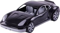 Cavallino Voiture de course noir, 36cm