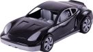 Cavallino Voiture de course noir, 36cm