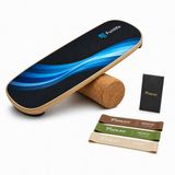 FunLife WAVE - Balance Board Set met kurkrol en 3 weerstandsbanden