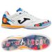 Joma Top Flex Lucão IN - Blanc/Multicolor - Chaussure de futsal (IC), pointure 40