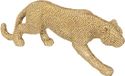 Atmosphera Beeldje Panter glitter studs - 10 cm - polyresin - goud