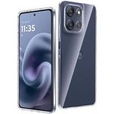 Motorola Coque pour Motorola Moto G86 / G86 Power 5G - housse etui silicone gel fine + film ecran - TRANSPARENT TPU