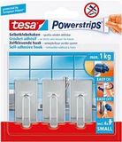 Tesa 9x Tesa Powerstrips chroom haken small