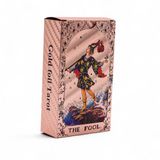 Merkloos / Sans marque Ancient Wisdom Tarotkaartenset met roségoudfolie - Maanfase - met boekje