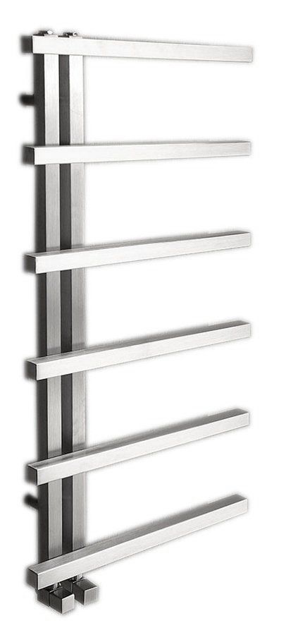 Sapho SIERRA handdoekradiator 500x1000mm, geborsteld roestvrij staal