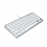TRIXES BigBuy Tech Keyboard ZE44 Qwerty US White (Refurbished A)