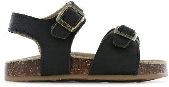 Shoesme Zwarte Leren Sandalen Kinderen Maat 26