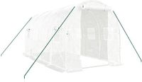 vidaXL Tuinkas met stalen frame 8 m² 4x2x2 m