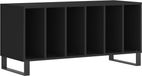 vidaXL Meuble de rangement 100x38x48 cm bois de finition noir
